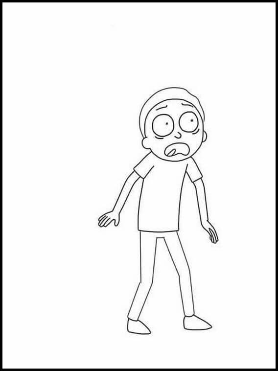 Asustado Morty Smith