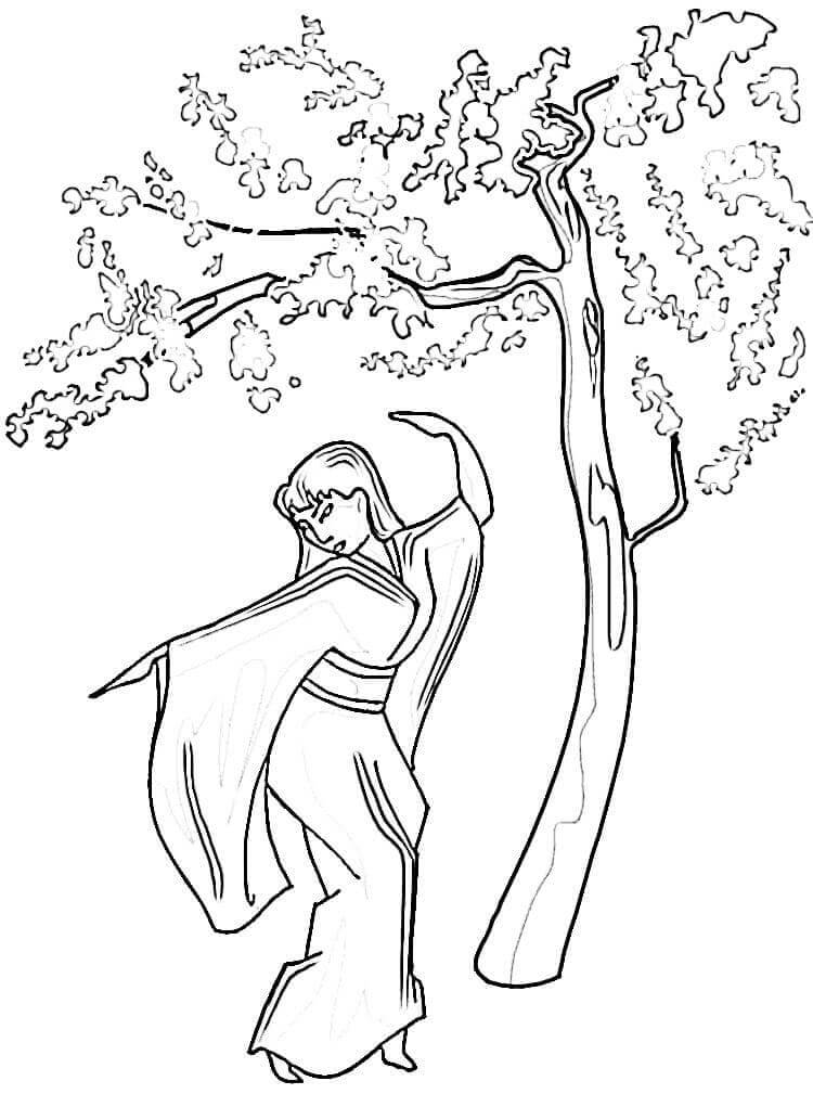 Bailando Bajo la Madera De Sakura