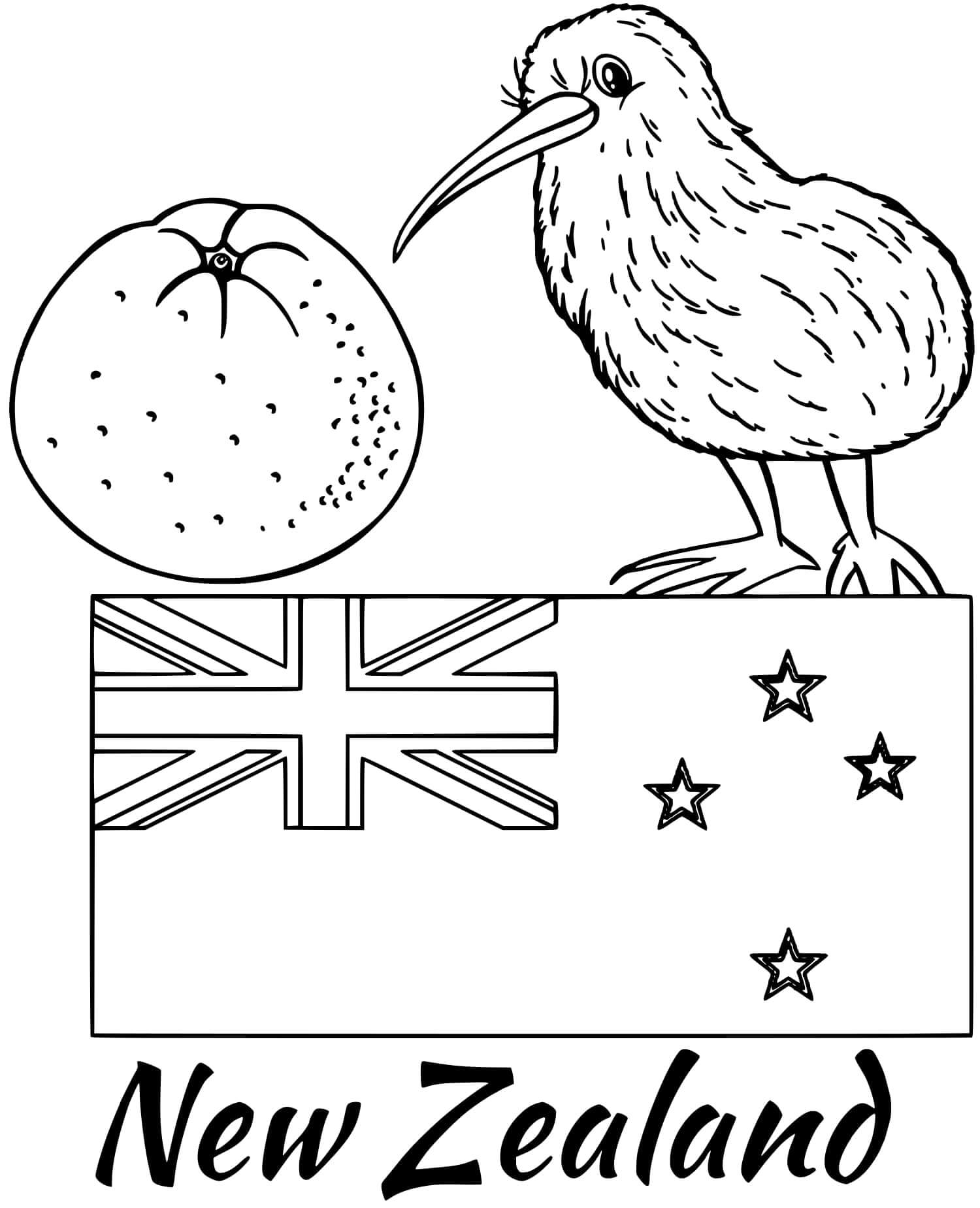 Bandera de Austria con Kiwi