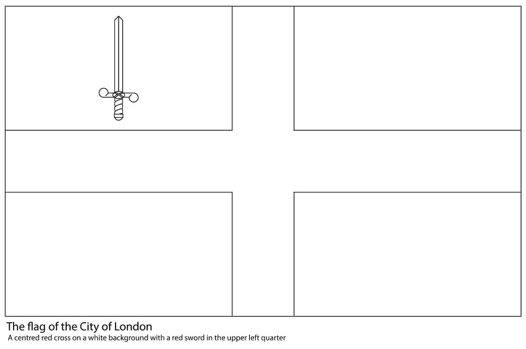 Bandera de la Ciudad de Londres