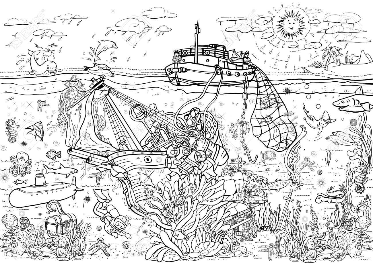 Barco en el Mar