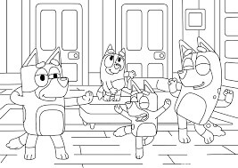 Bluey Con Casa
