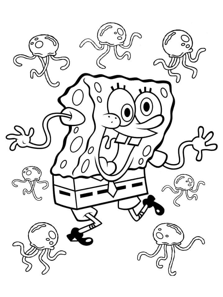 Bob Esponja y Medusas