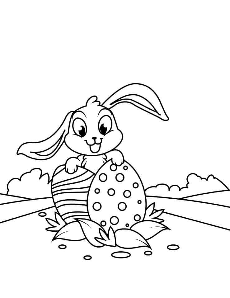 Bonito conejito de Pascua