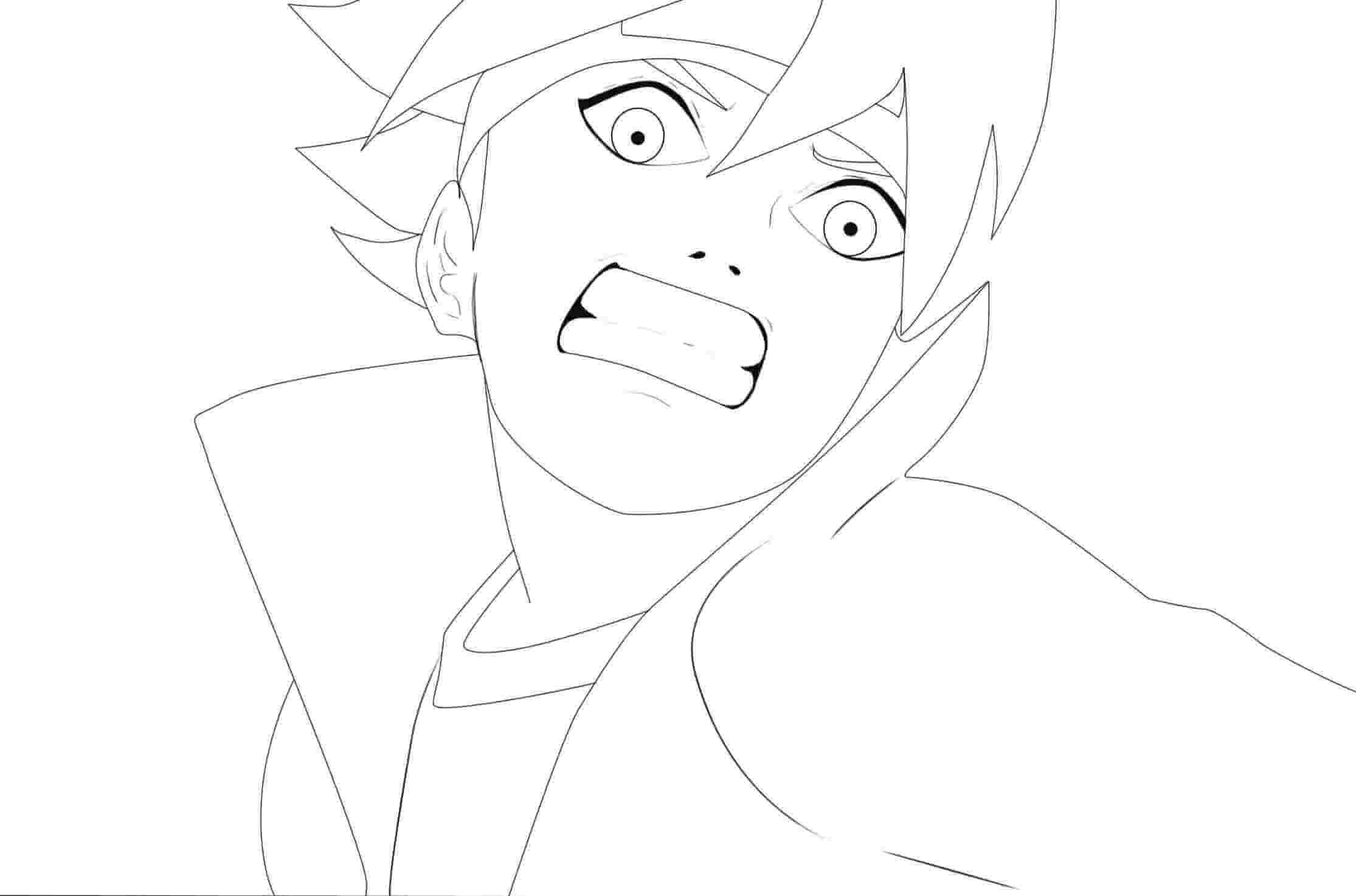 Boruto Enojado