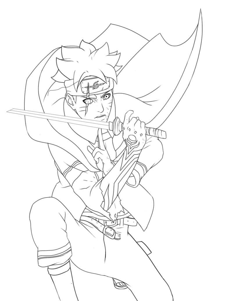 Boruto con Espada