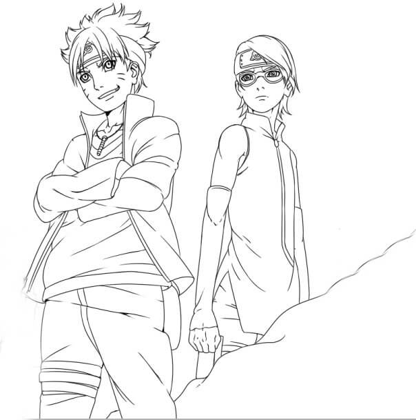 Boruto y Sadara