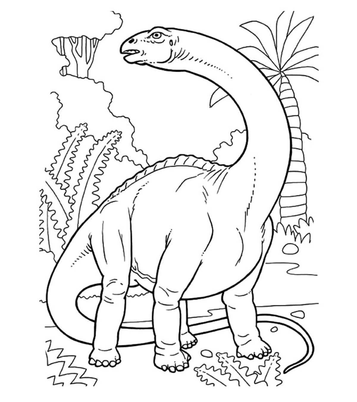 Brontosaurio en la Jungla