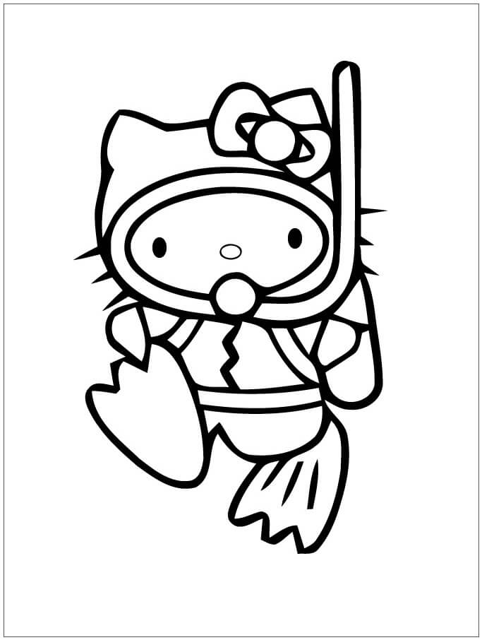 Buceo Hello Kitty