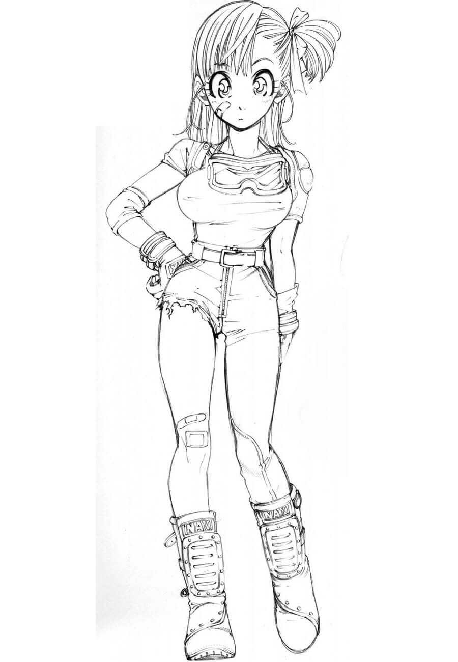 Bulma En Anime Dragon Ball
