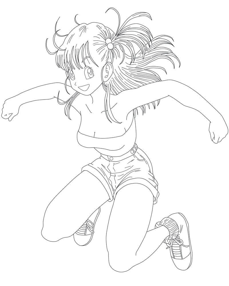 Bulma Saltando