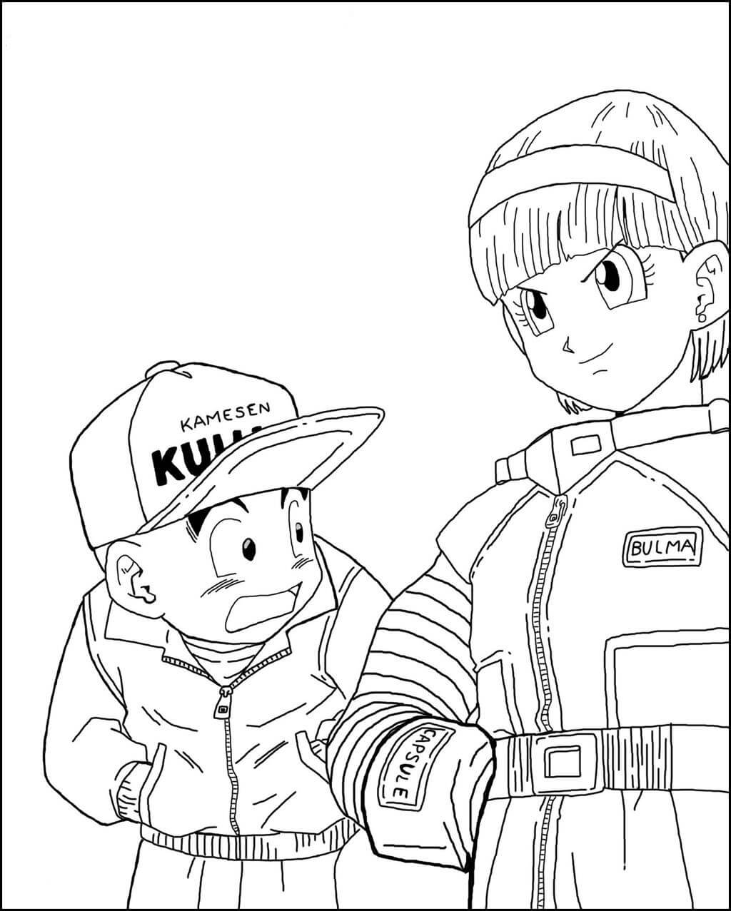 Bulma y Krillin