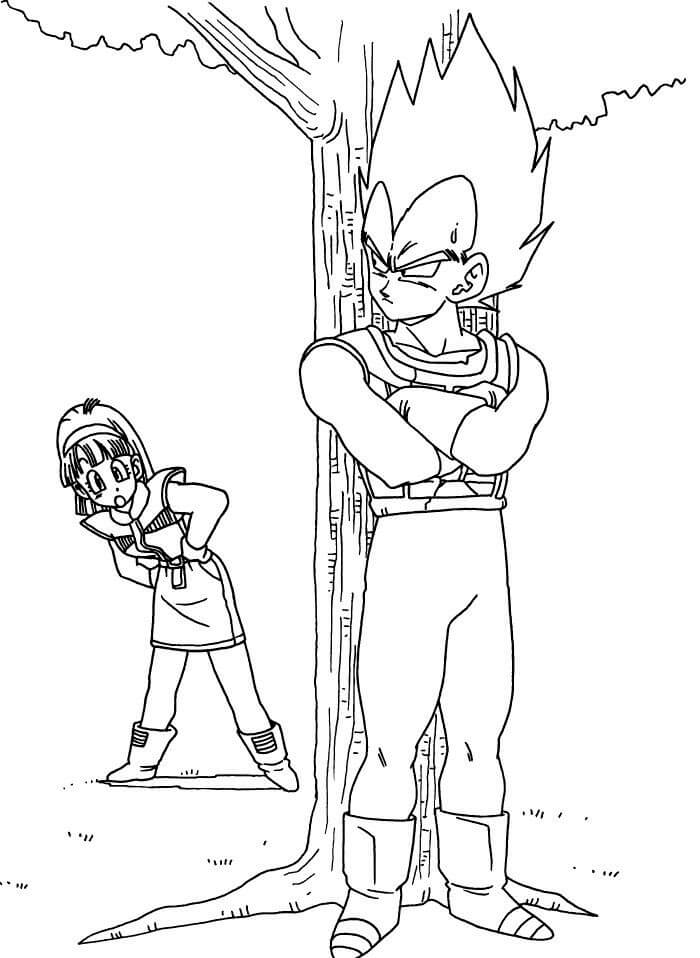 Bulma y Vegeta