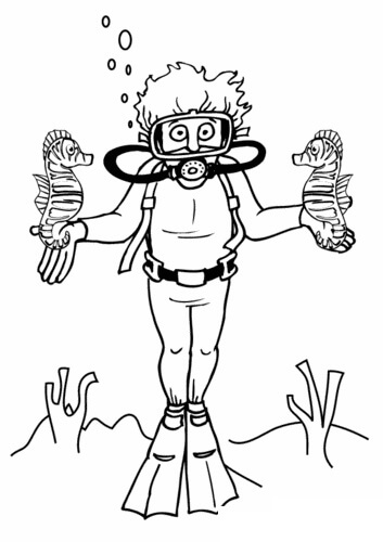 Buzo de Niño con Caballito de Mar