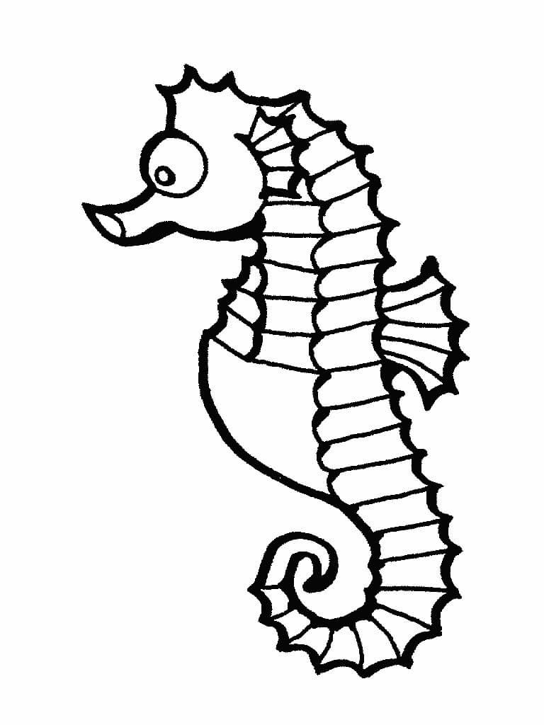 Caballito de mar de Dibujos Animados