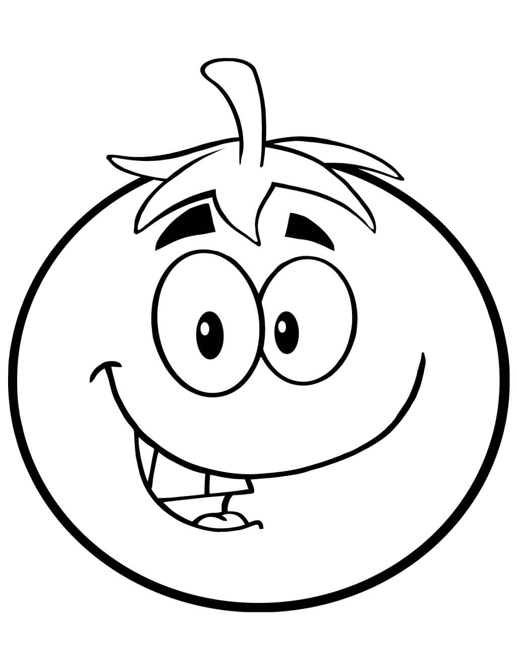 Cabeza de Tomate Sonriente