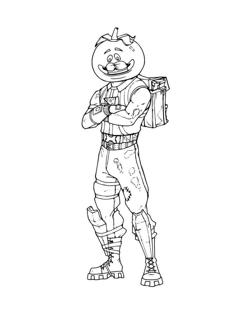 Cabeza de Tomate de Fortnite