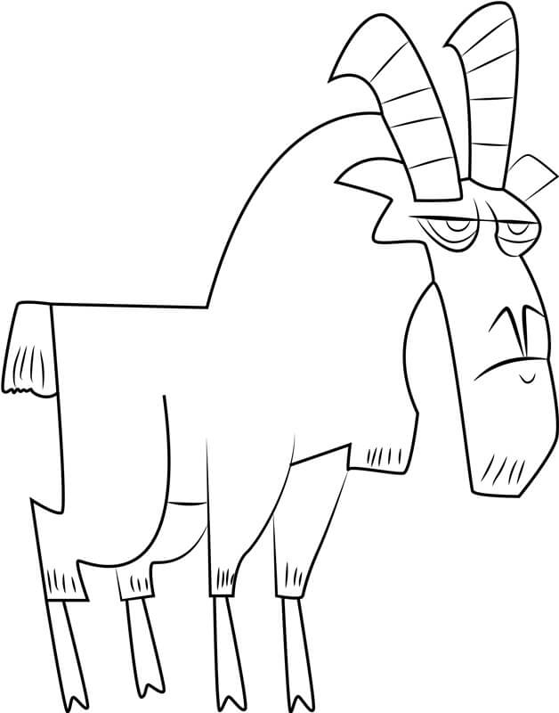 Cabra de Dibujos Animados