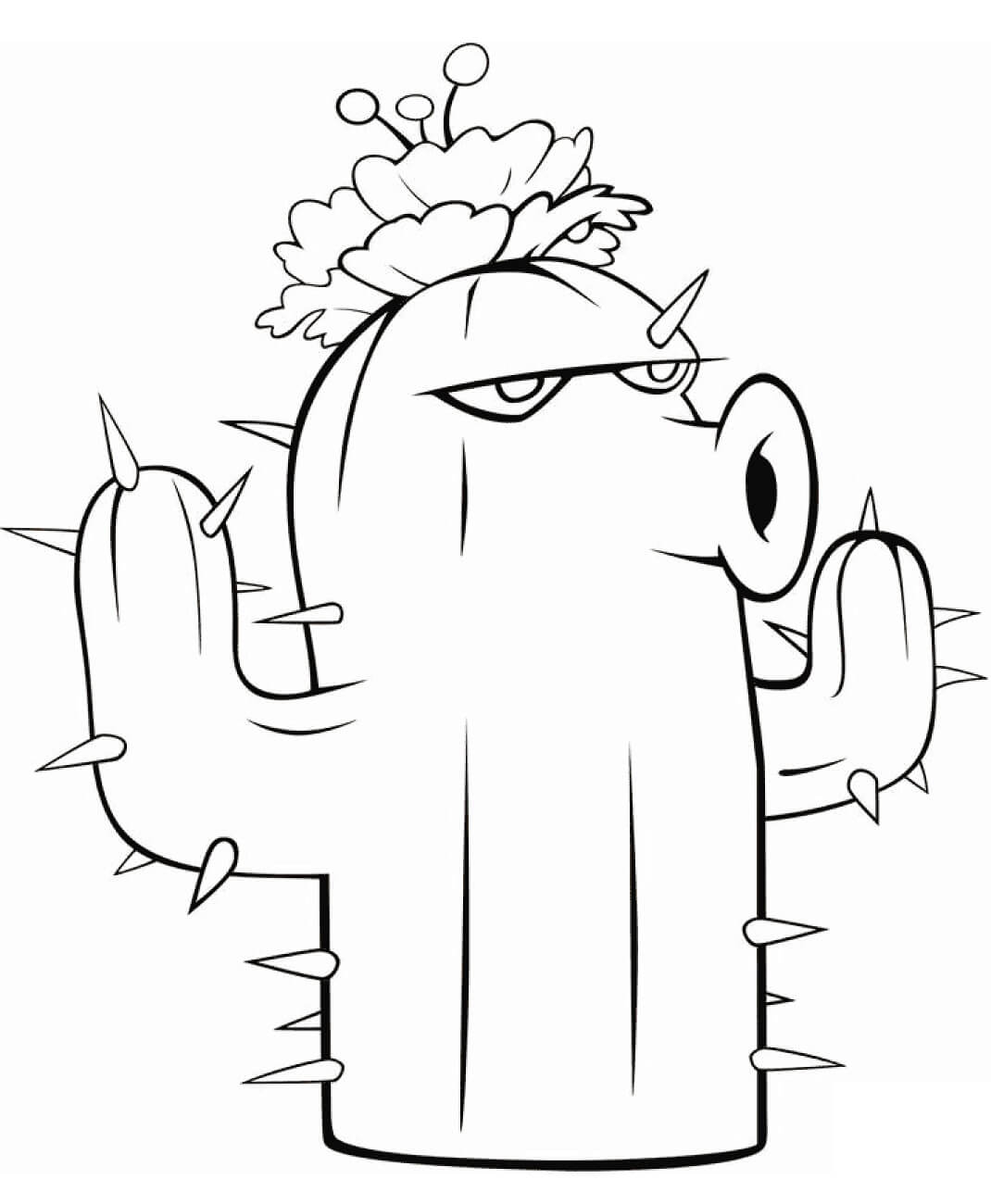 Cactus En Plantas Vs Zombies