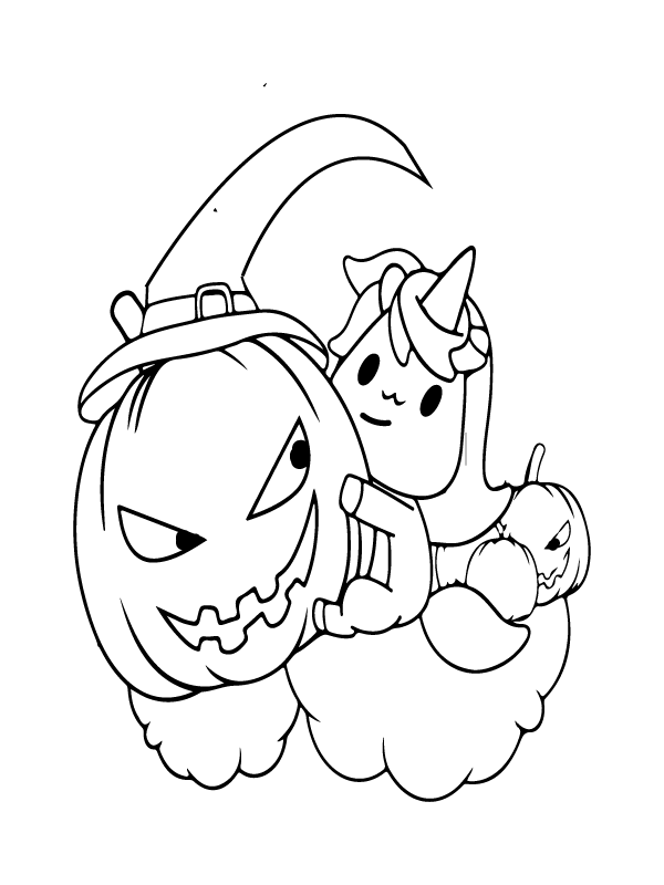 Calabaza de Miedo Halloween Preescolar