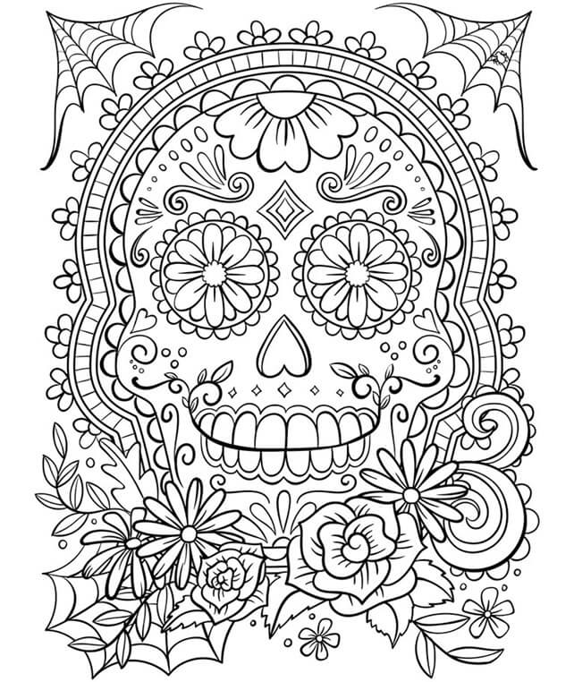 Calavera con Fuego