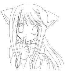 Cara Anime Lobo Chica