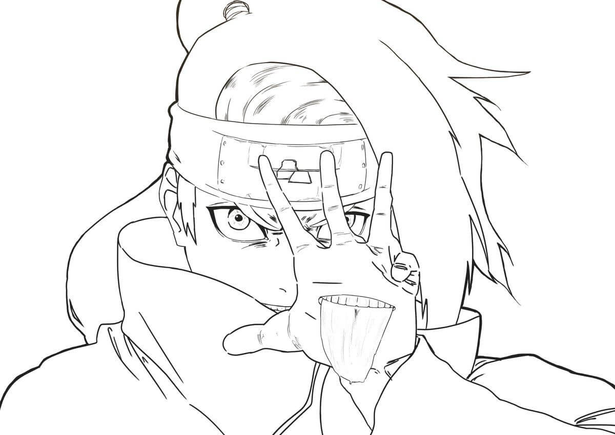 Cara Deidara Enojado