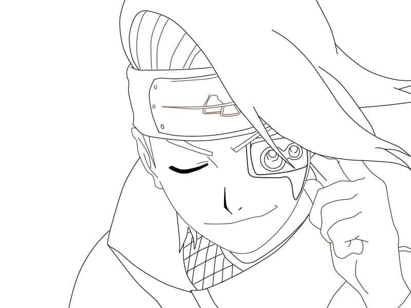 Cara Deidara Sonriendo