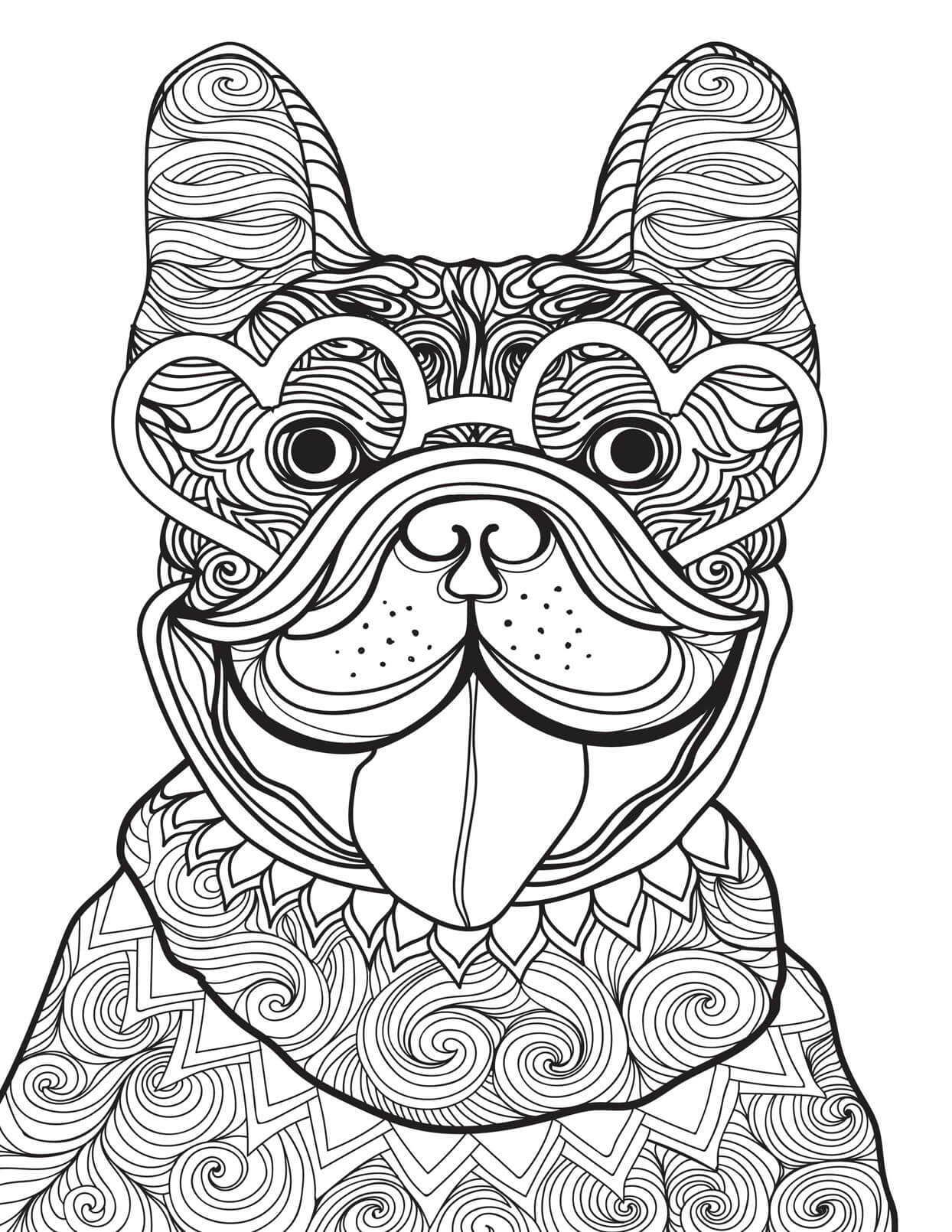 Cara Divertida de Bulldog