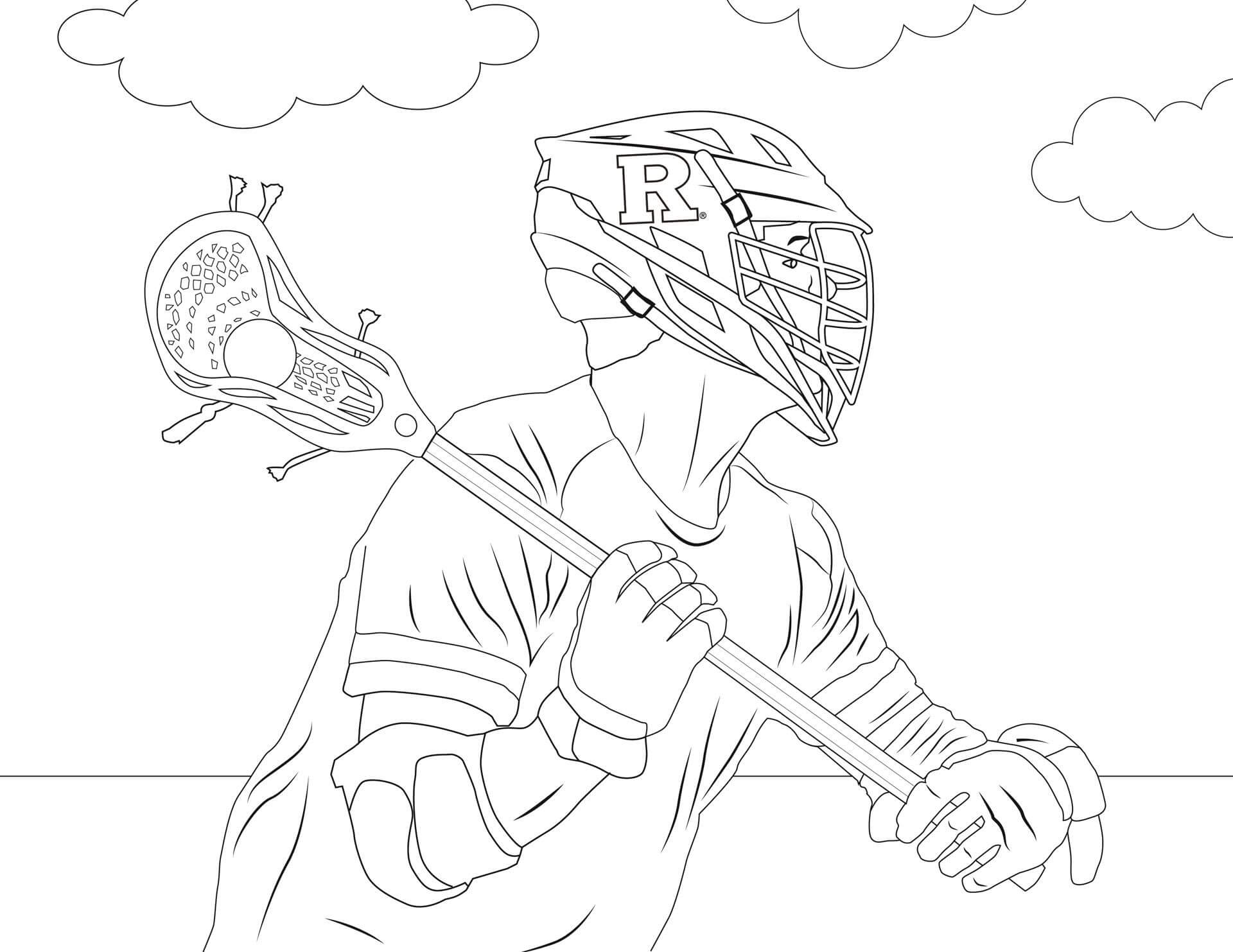 Cara Jugador de Lacrosse