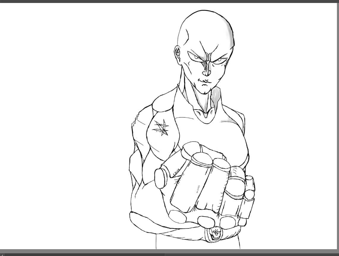 Cara Saitama Enojado