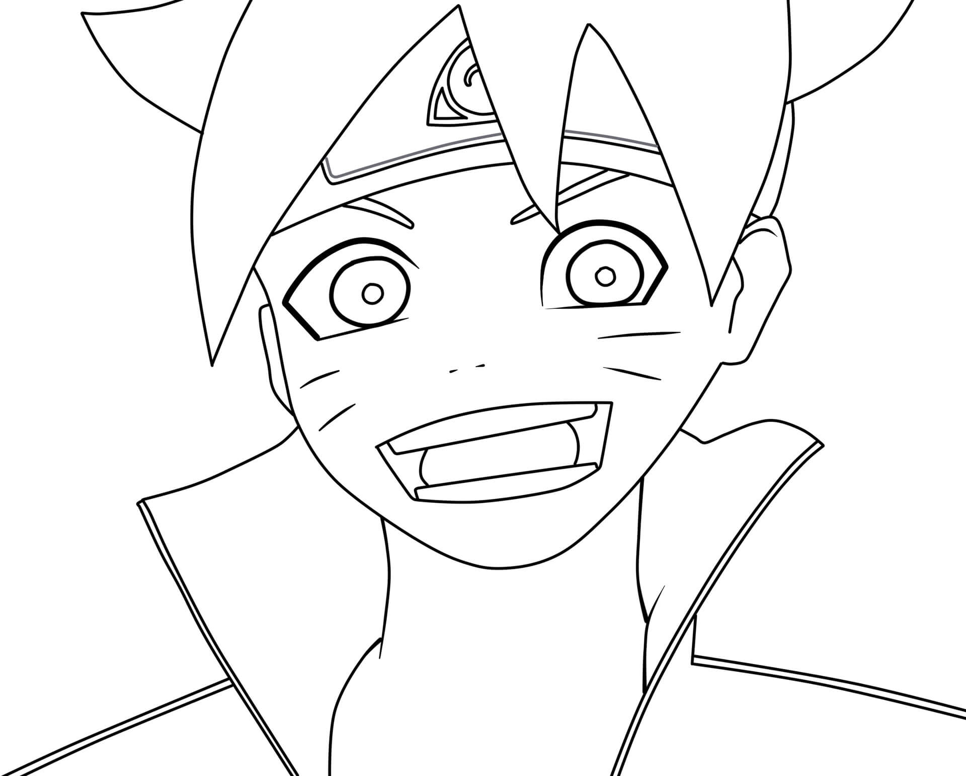 Cara de Boruto
