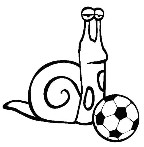 Caracol Jugando al Fútbol
