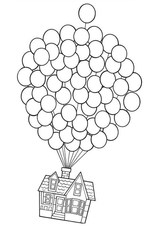 Casa de Globos en Up