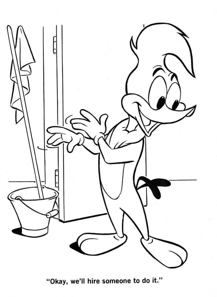 Casa de Limpieza Woody Woodpecker