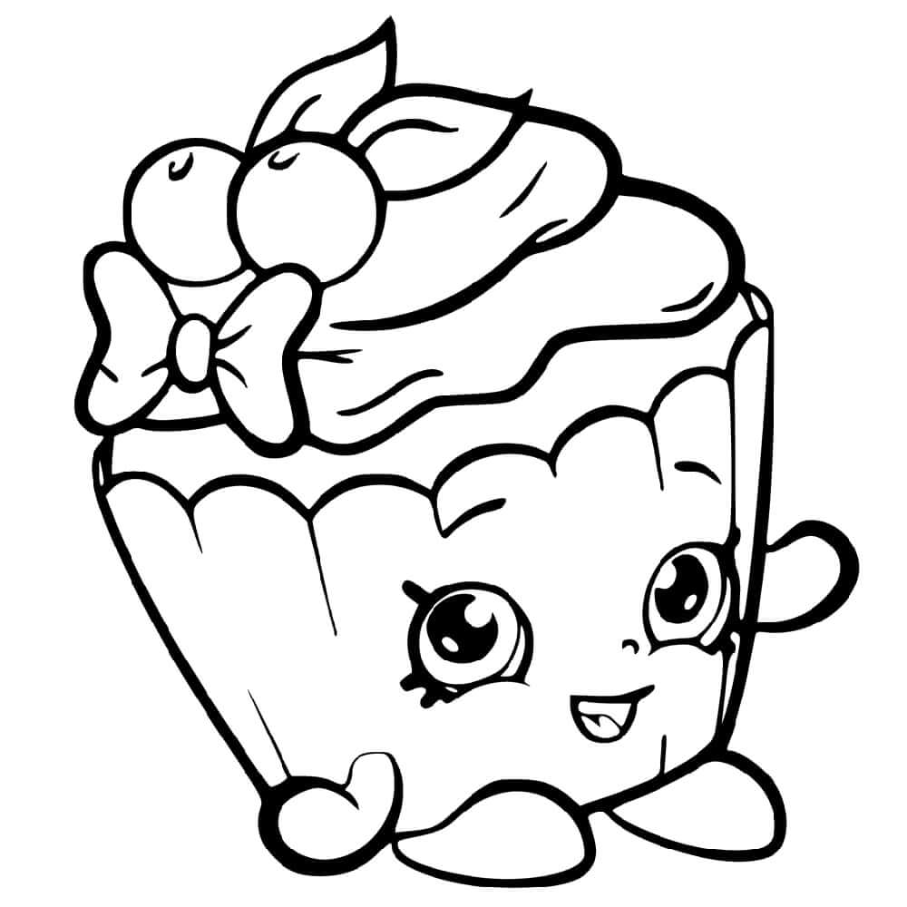 Cereza Agradable Cupcake Shopkin
