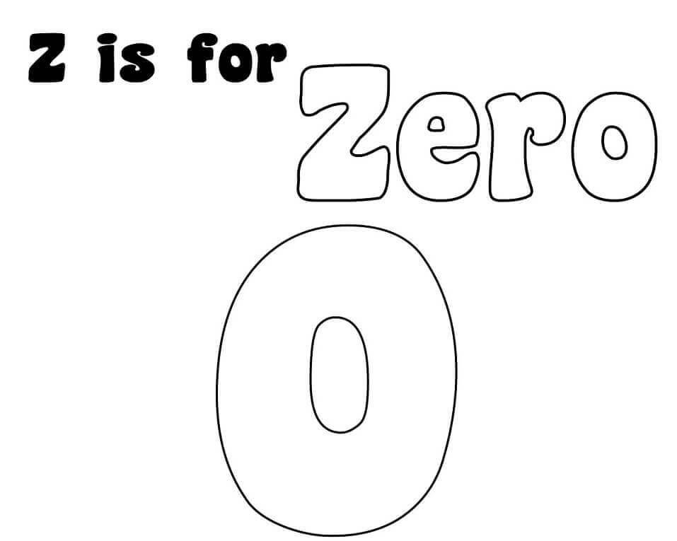 Cero Letra Z