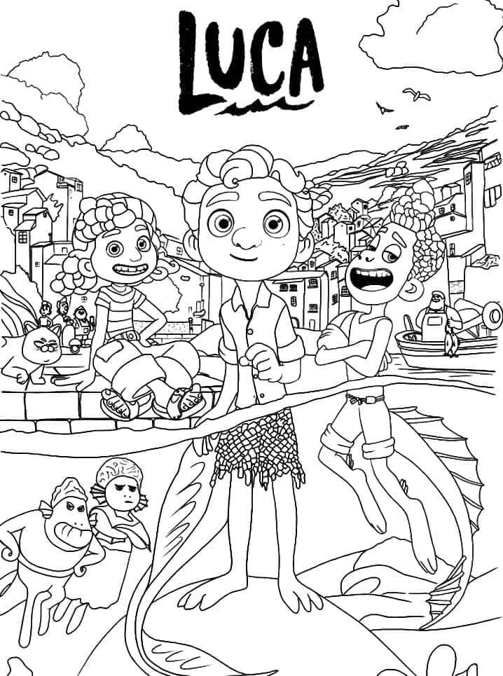 Characters from Luca 1