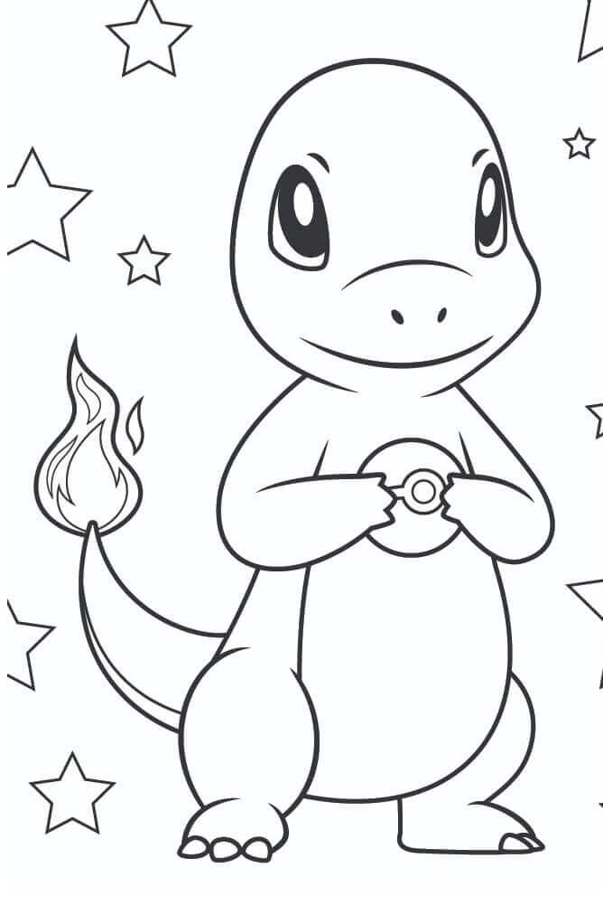 Charmander con Pokeball
