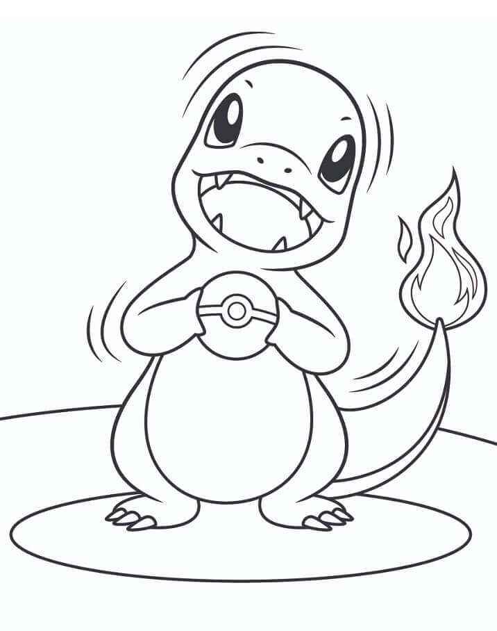 Charmander y Pokeball