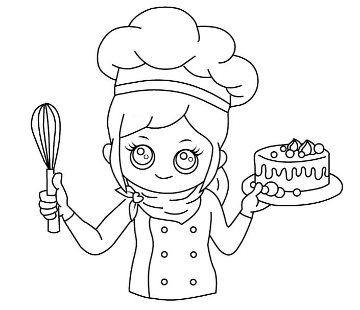 Chef Con Pastel
