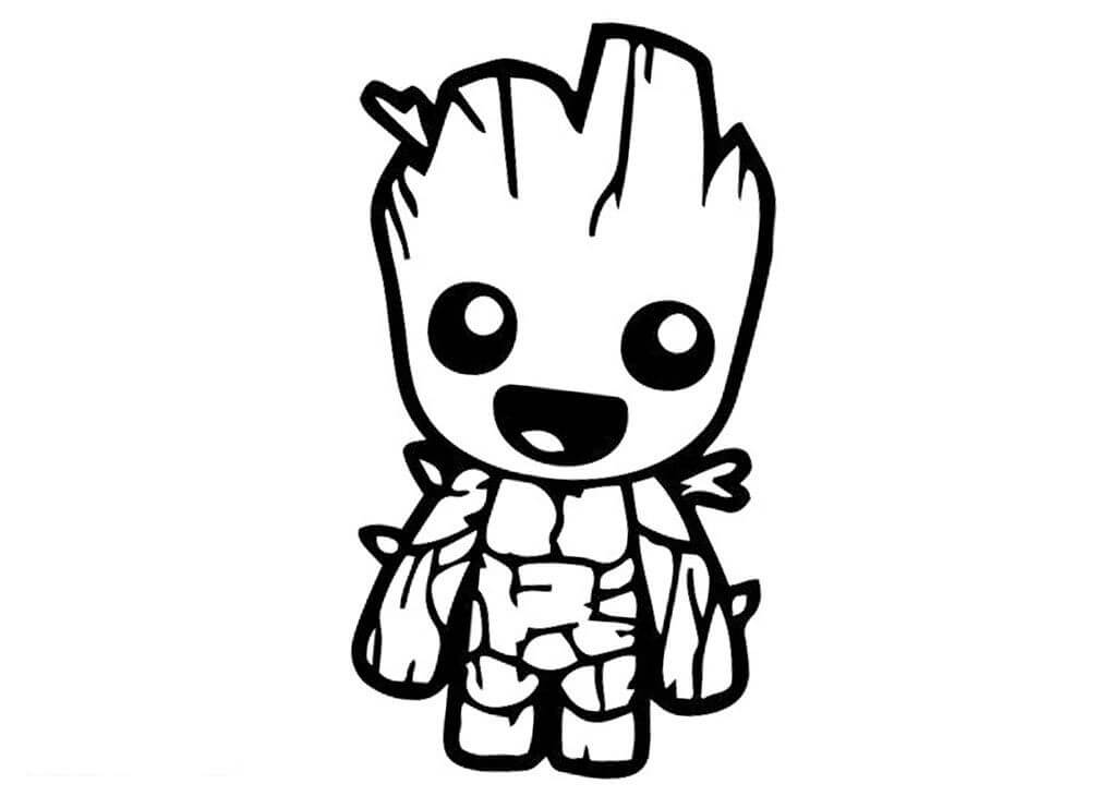 Chibi Groot Divertido