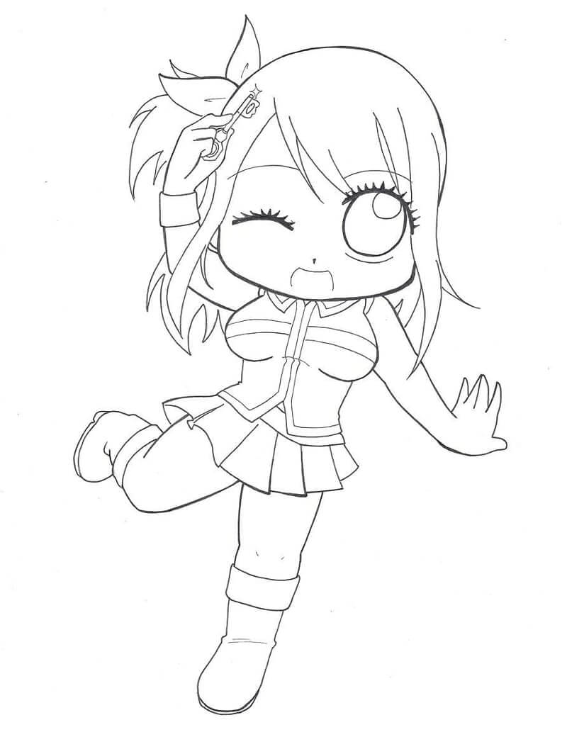 Chibi Lucy Heartfilia Diversión