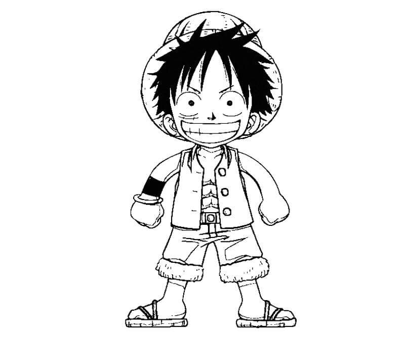 Chibi Luffy Divertido