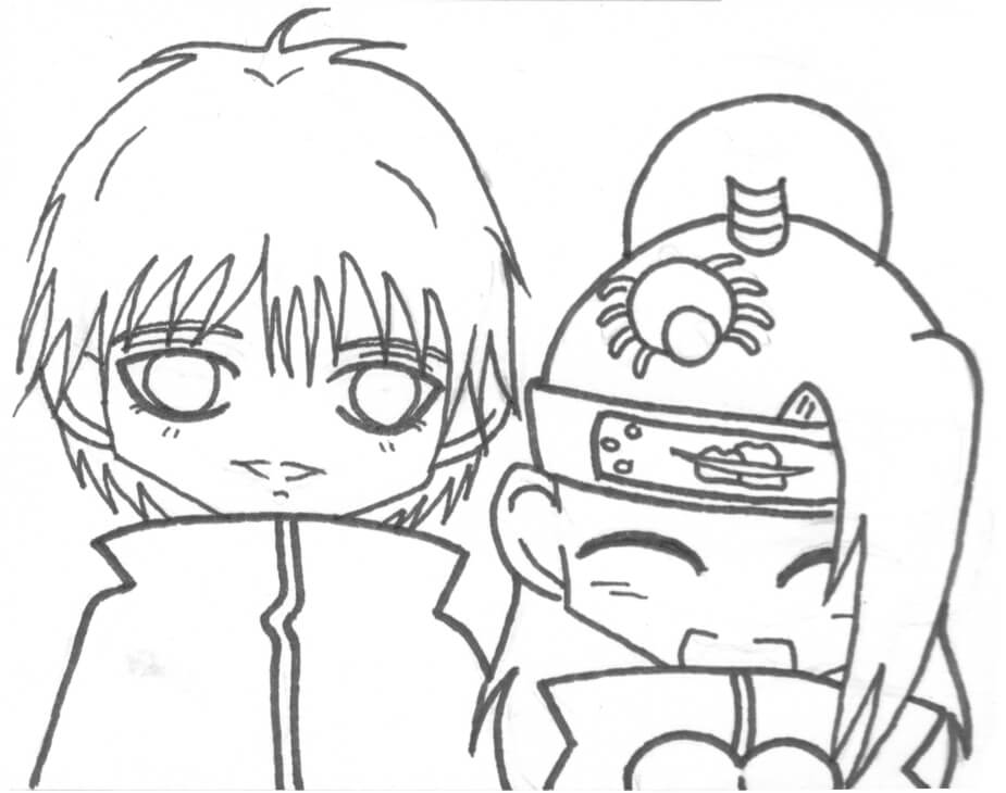Chibi Sasori y Deidara