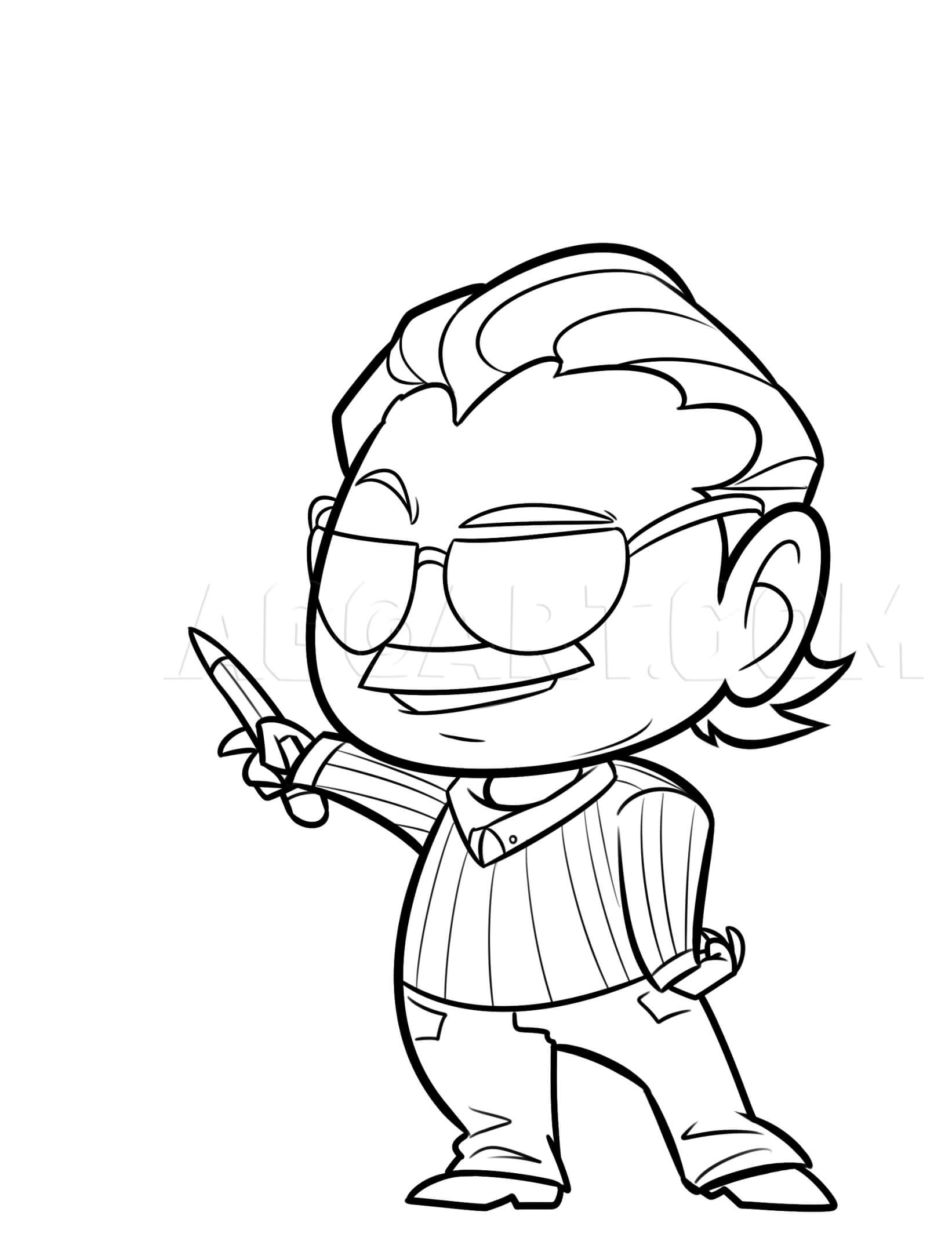 Chibi Stan Lee