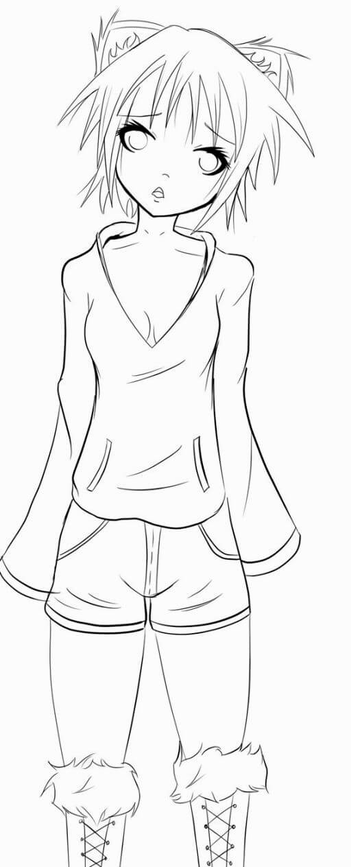 Chica Anime Triste