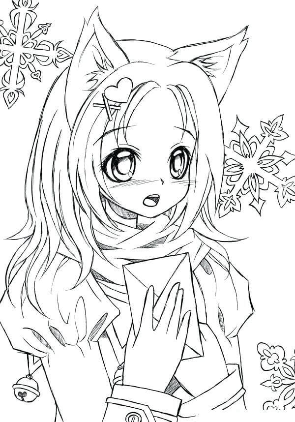 Chica Lobo Kawaii
