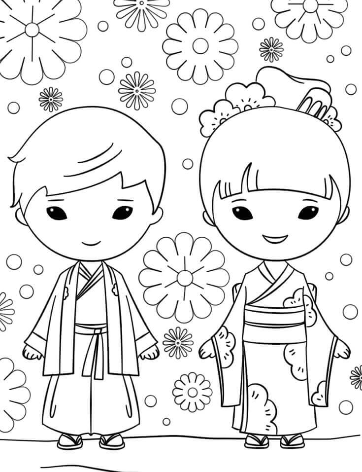 Chico y Chica Japoneses