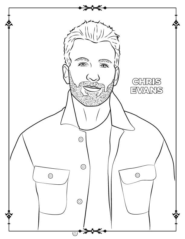 Chris Evans Sonriendo